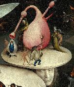 Hieronymus Bosch The Garden of Earthly Delights, right panel - Detail disk of tree man Sweden oil painting artist